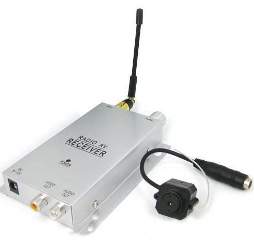Bezdrátová A/V minikamera s přijímačem 2,4 Ghz