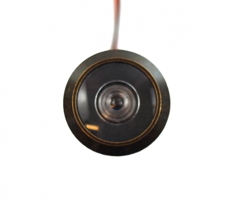 Dveřní kukátko se širokoúhlou kamerou se 180° záběrem