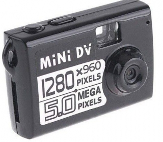 Mikro kamera s detekcí pohybu, mini kamerka, špionážní kamerka ve tvaru foťáku